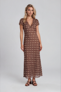 Robe longue à pois - Made in ITALIE