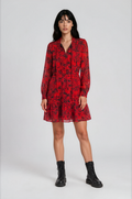 Robe élégance rouge passion